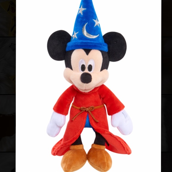 Disney’s Fantasia The Sorcerers Apprentice Mickey Mouse plush - Picture 1 of 7